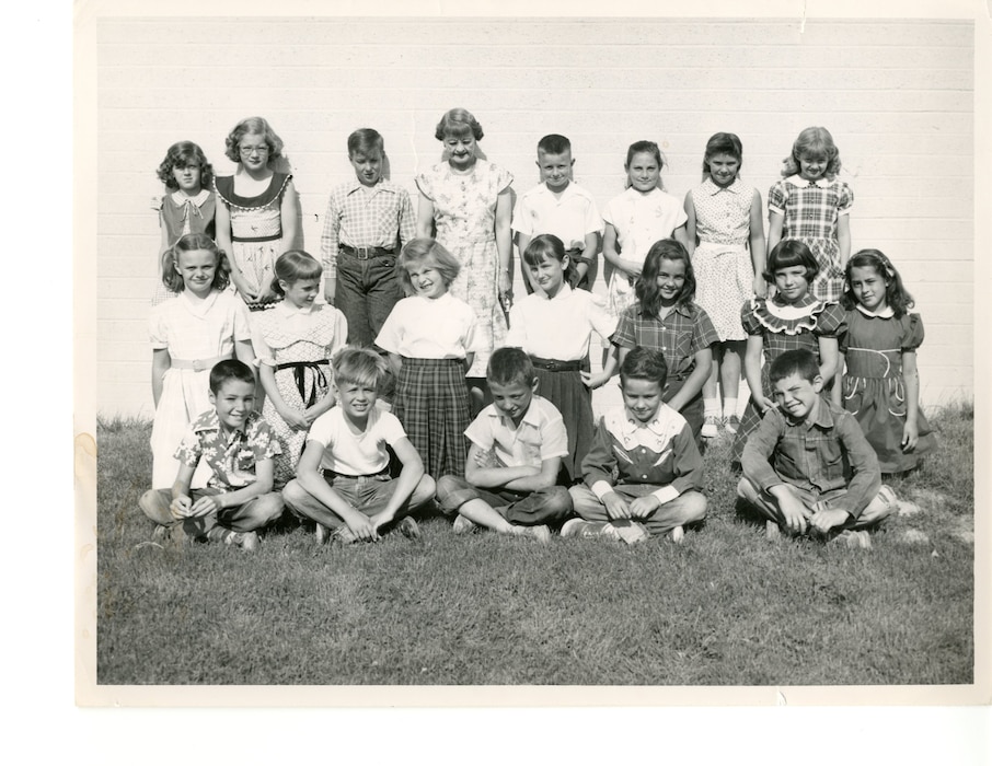 Elementary class picture, grade and date unknown.