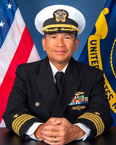 Captain Rex A. Boonyobhas, NSWC Crane Commanding Officer