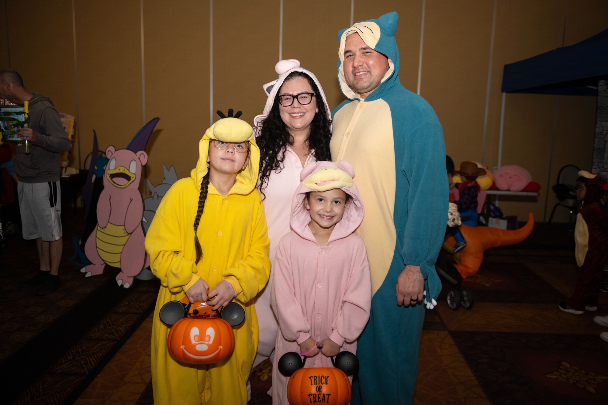 The base invited local community members to share in the American custom of trick-or-treating and enhance relations with host nation partners.
