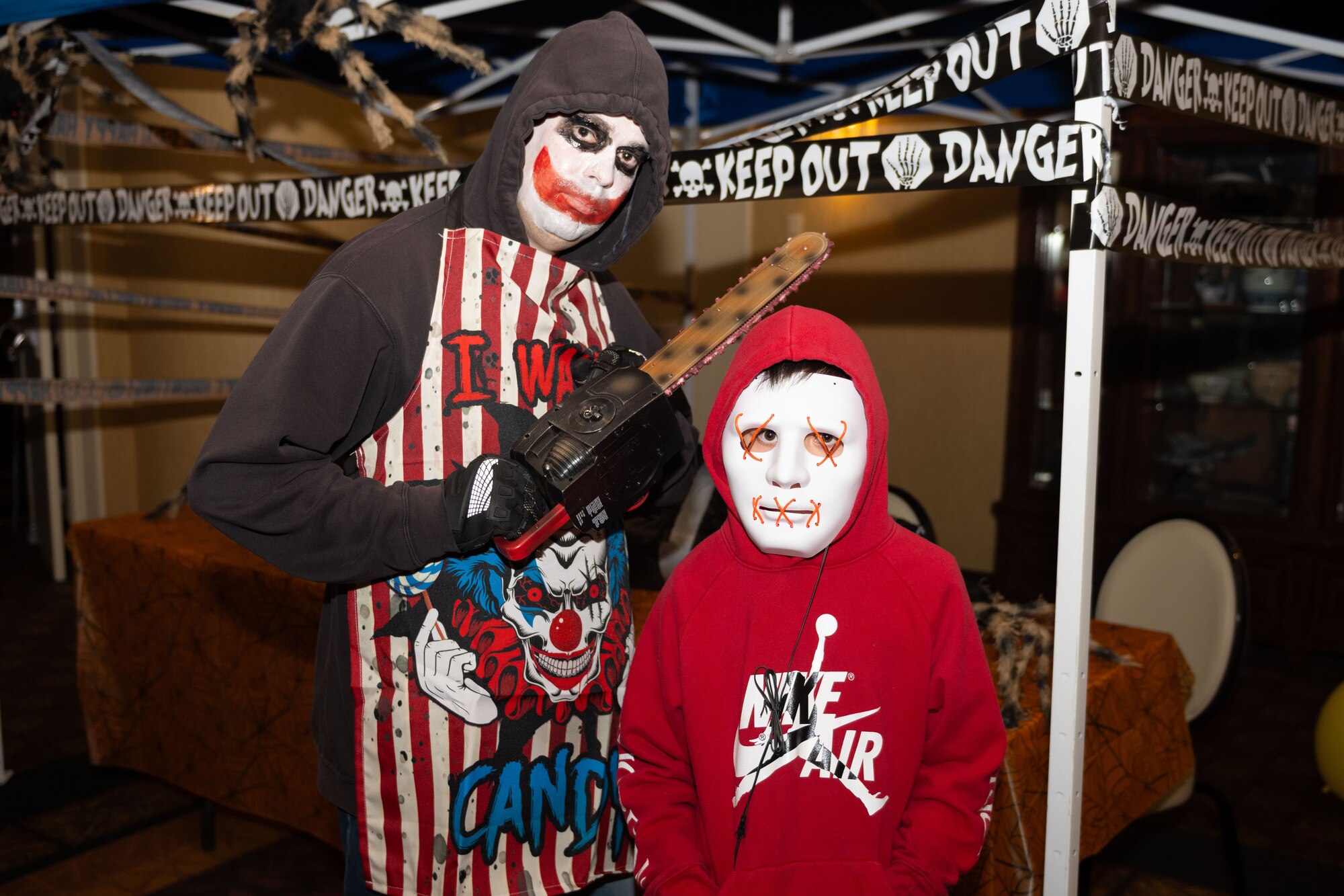 The base invited local community members to share in the American custom of trick-or-treating and enhance relations with host nation partners.