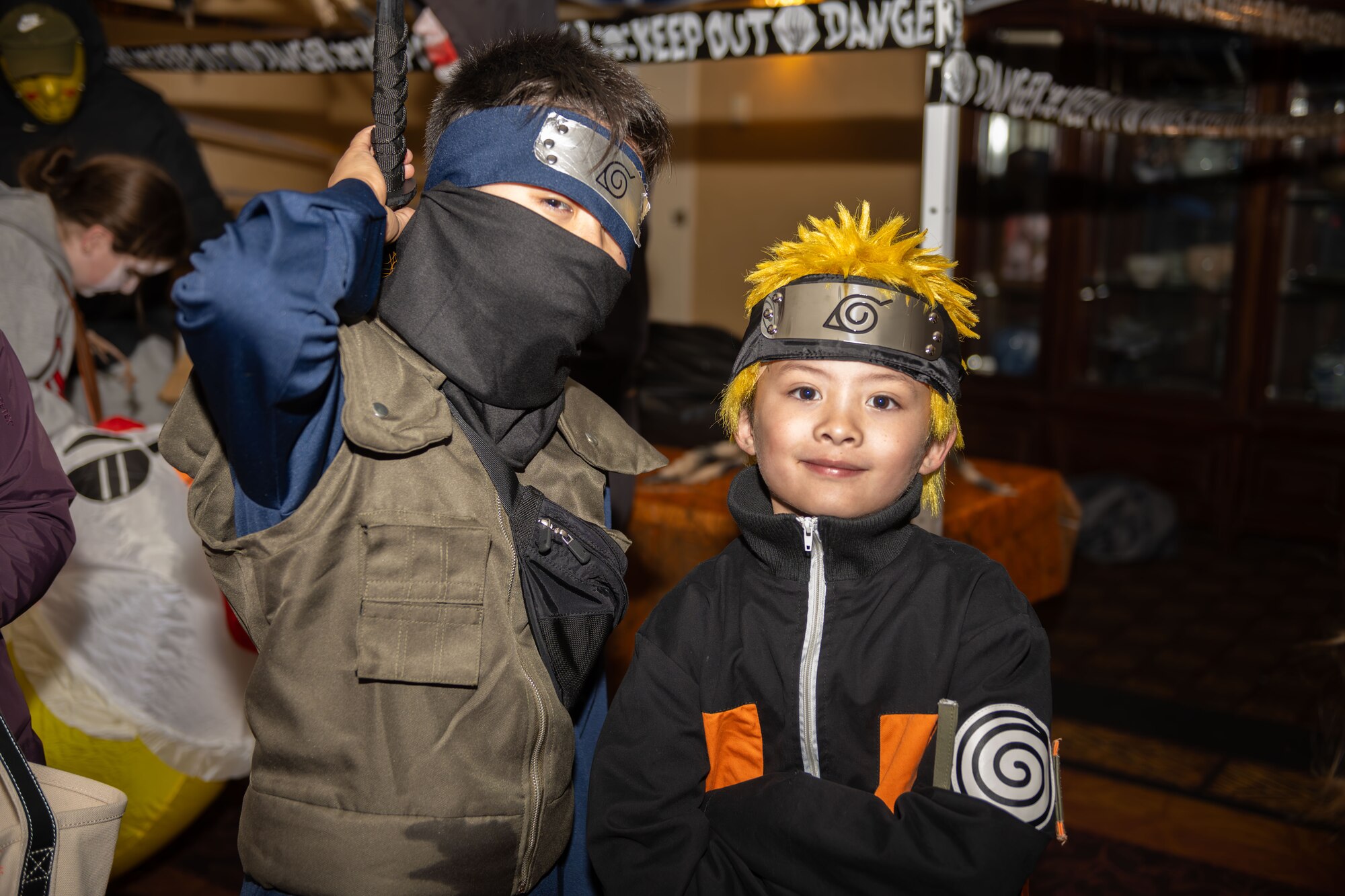 The base invited local community members to share in the American custom of trick-or-treating and enhance relations with host nation partners.