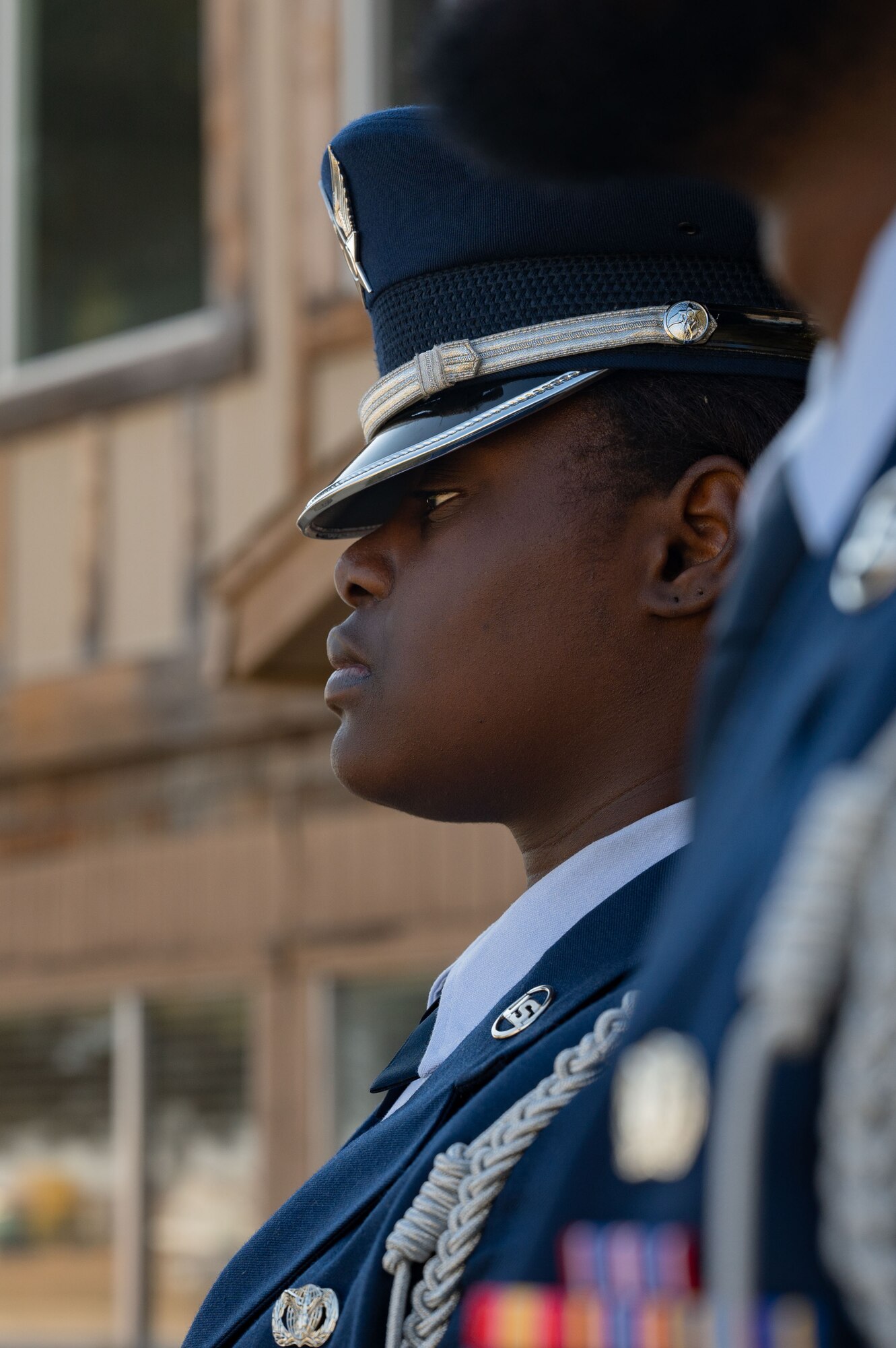 Honor Guard participates in a ceremony.
