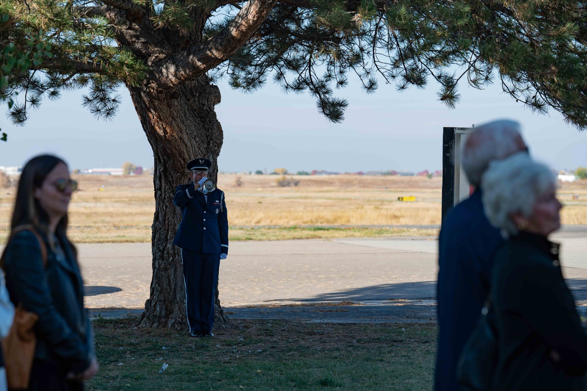 Honor Guard participates in a ceremony.