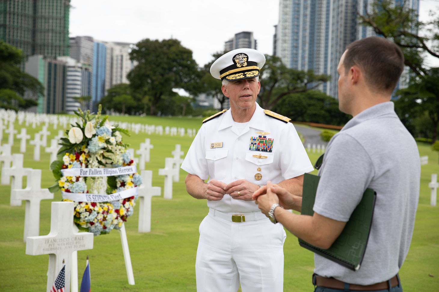 U.S. Seventh Fleet Honors Fallen Filipino Heroes > Commander, U.S. 7th