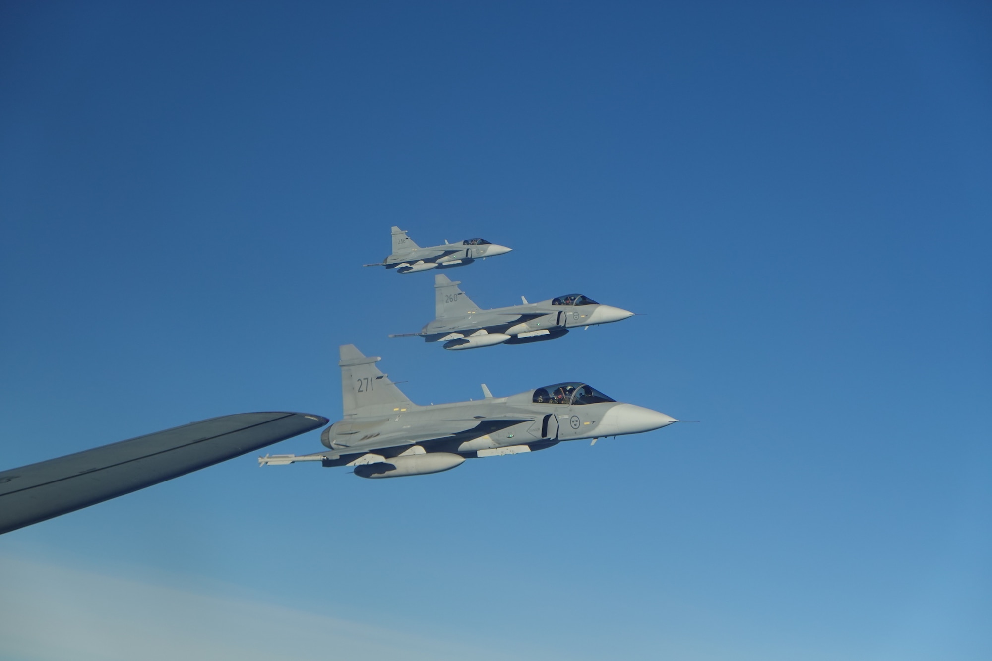 U.S. Air Force B-1B bombers from Dyess Air Force Base, Texas currently deployed to RAF Fairford, United Kingdom, undertook a comprehensive Bomber Task Force mission, collaborating closely with fighter jets from NATO Allies Czech Republic and Hungary over eastern Europe October 26, 2023.