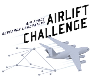 Logo of the AFRL Airlift Challenge an online event that seeks to advance state-of-the-art planning algorithms for executing airlift operations.