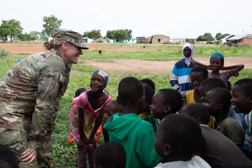 U.S. military and Ghana Armed Forces provide medical care to civilians