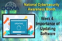 Graphic depicting National Cybersecurity Awareness Month Week 4.