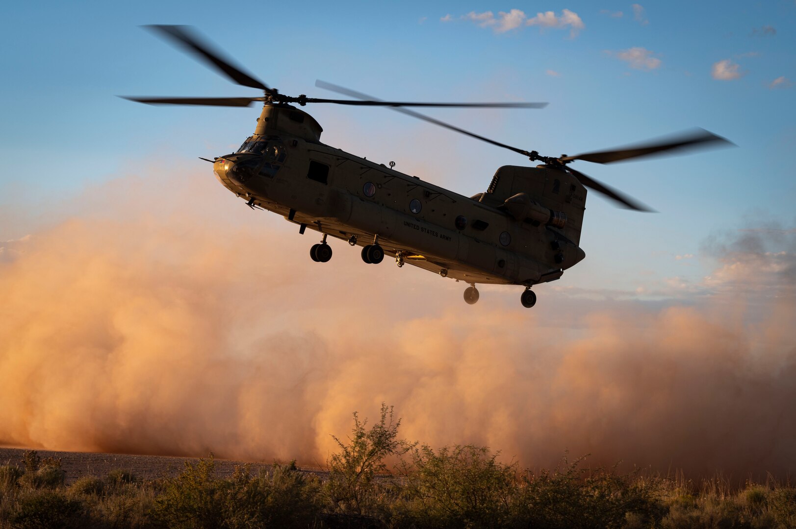 U.S. Army CH-47F Chinook helicopter