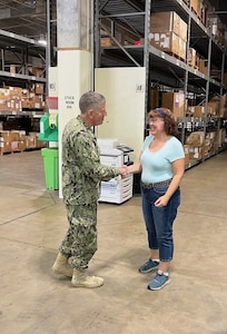 Defense Logistics Agency’s Logistics Operations recognizes Support Specialist Annmarie Meats, at  DLA Aviation Detachment Kadena, Okinawa, Japan.