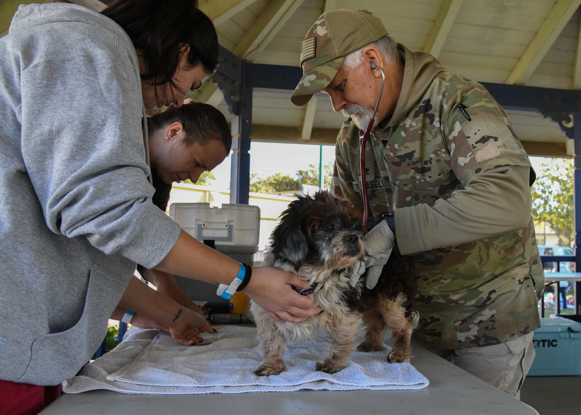 Members of the Vandenberg Veterinary Treatment Facility attended the 2023 Santa Barbara County Veterans Stand Down Day in Santa Maria, Calif., Oct. 28, 2023.