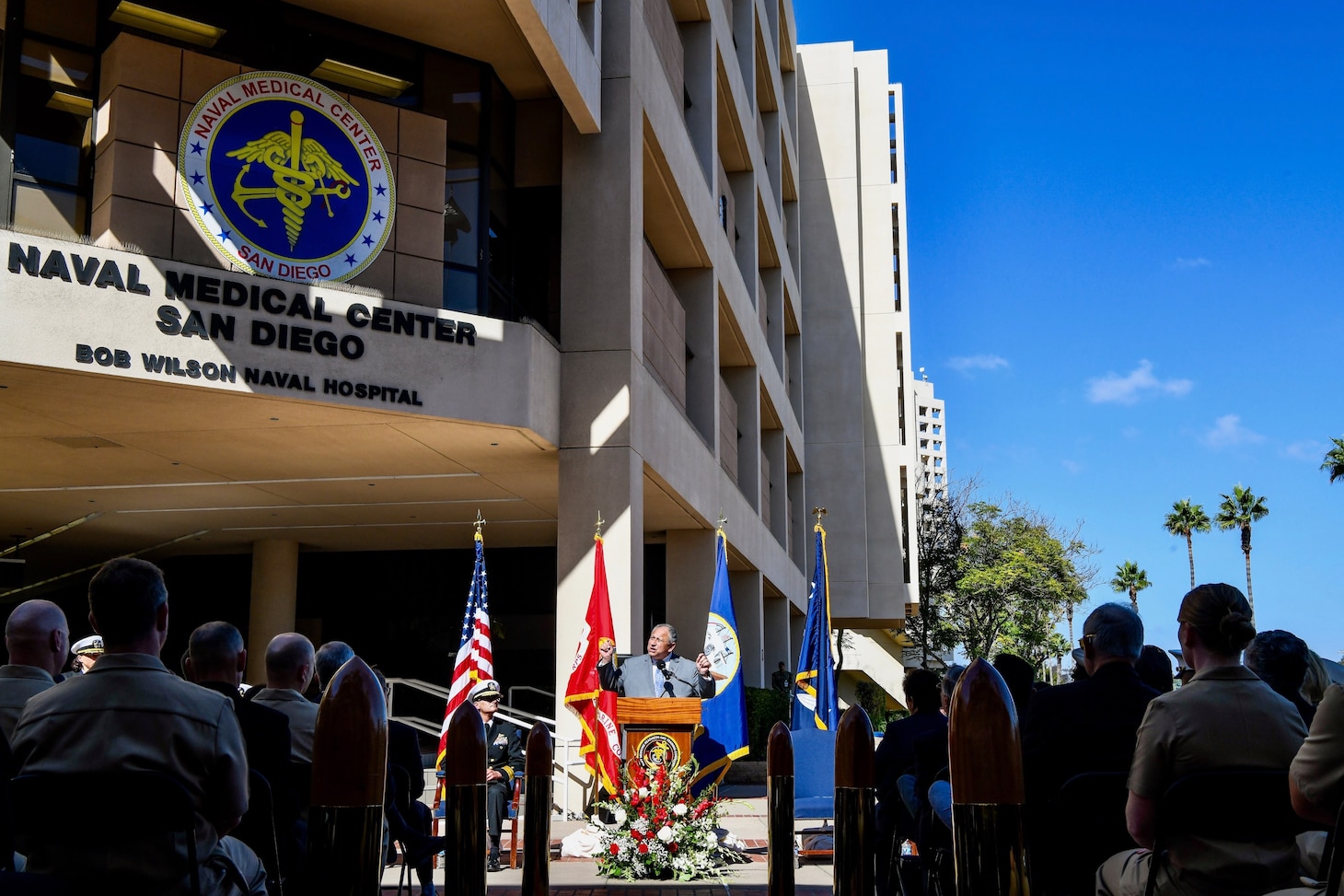 SECNAV Carlos Del Toro announces the future Bethesda-class expeditionary medical ship will be named USNS Balboa (EMS 2).