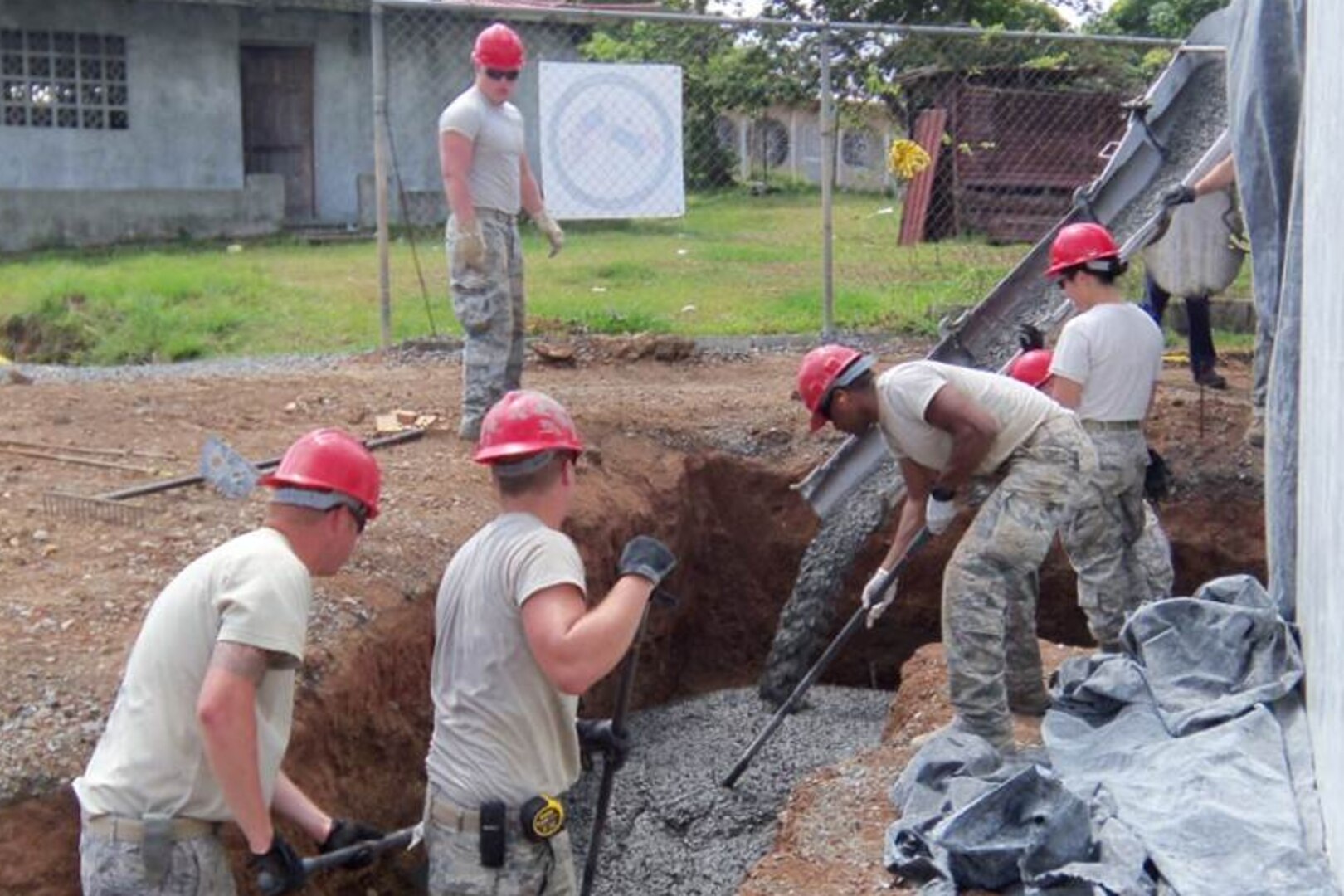 203rd RED HORSE performing humanitarian construction in Panama