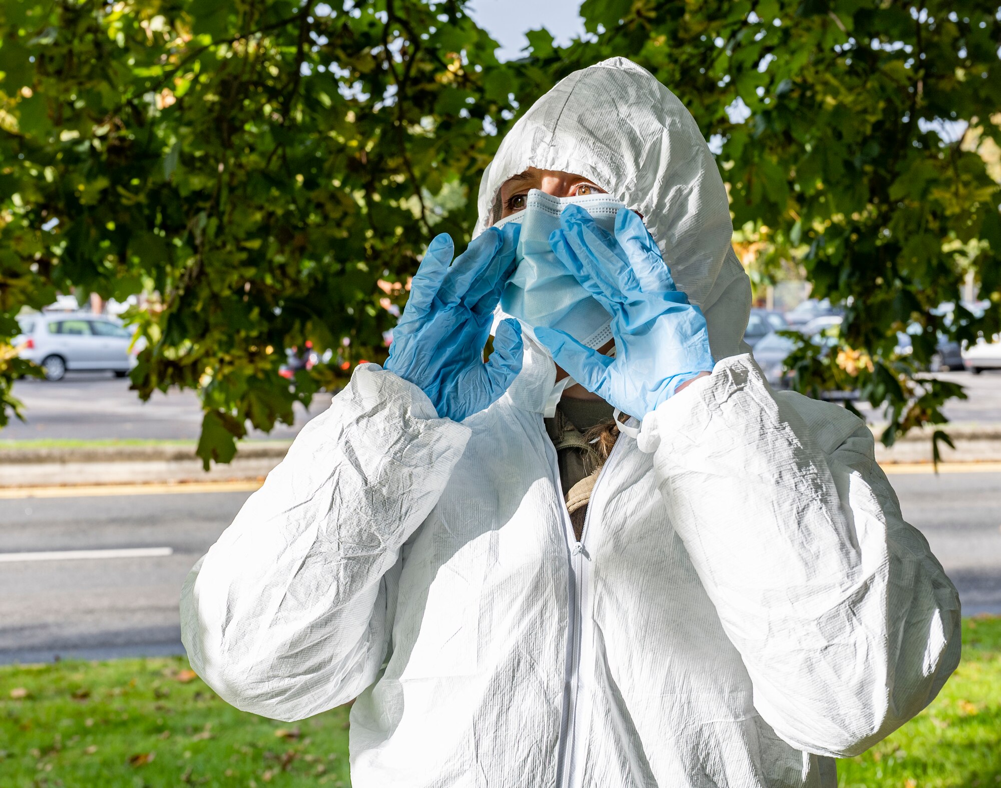 100th FSS Airmen simulated a search and recovery team to recover personal effects and human remains.