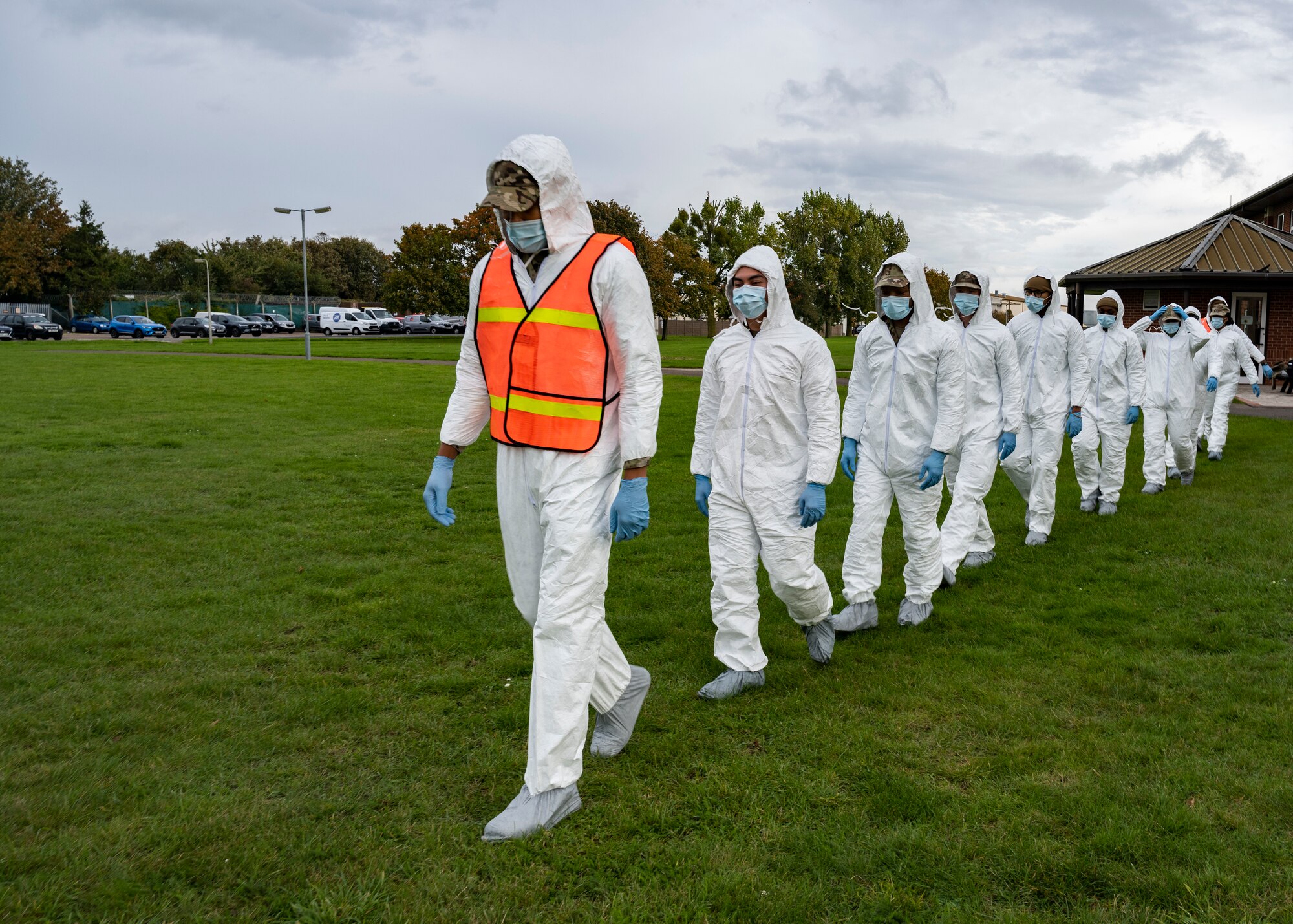 100th FSS Airmen simulated a search and recovery team to recover personal effects and human remains.