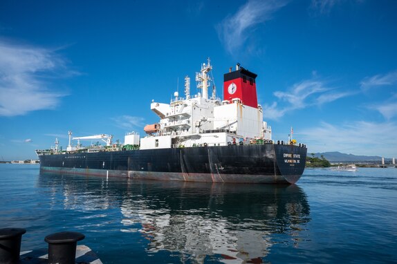 Joint Task Force-Red Hill (JTF-RH) completed its second transfer of fuel to merchant tanker Empire State from the Red Hill Bulk Fuel Storage Facility (RHBFSF) Oct. 26, 2023.
