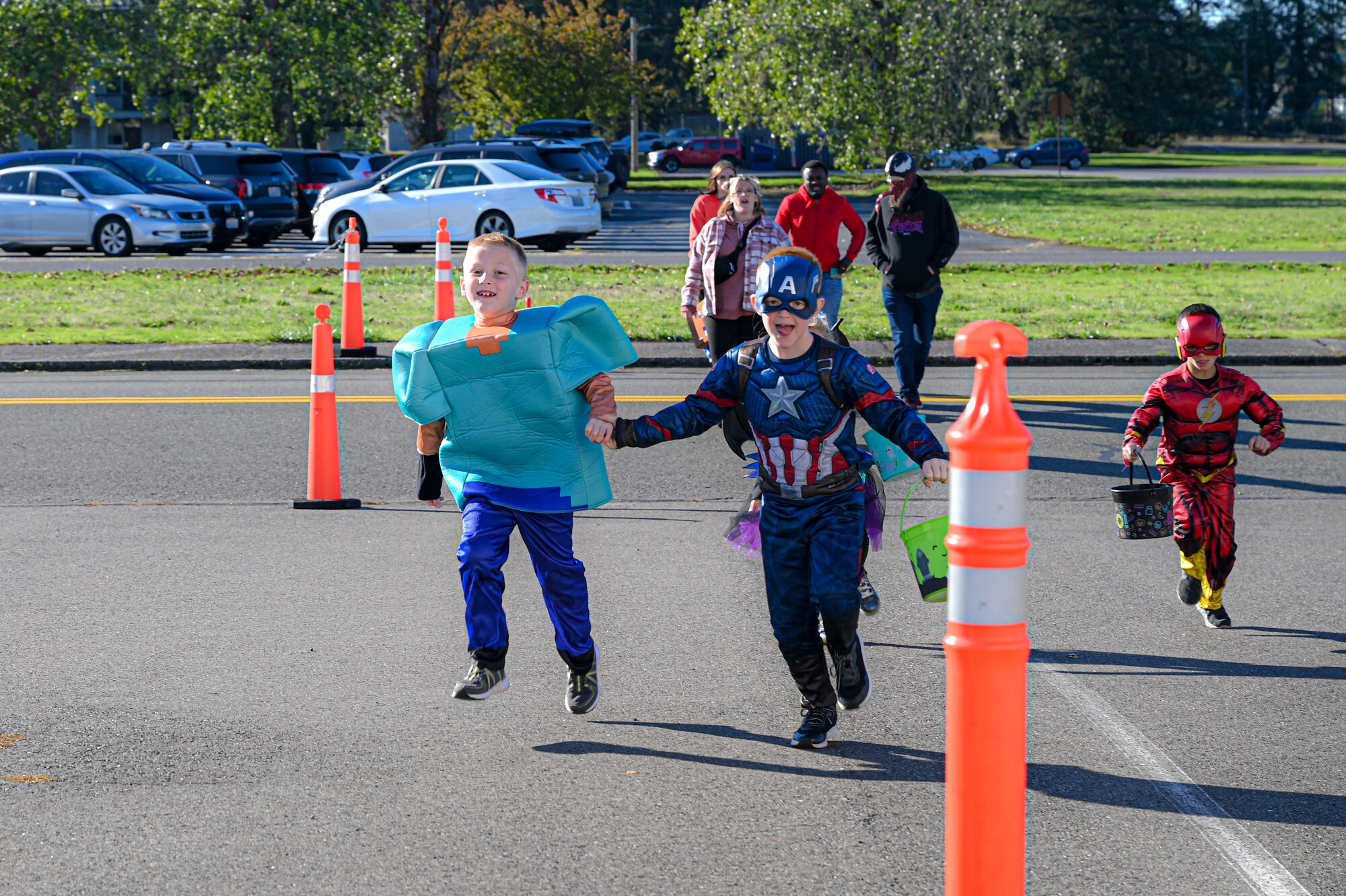 Team McChord celebrates Halloween with a Trunk-or-Treat event at Joint Base Lewis-McChord, Wash., Oct. 28, 2023. The festivities included over 20 decorated vehicles, a zombie walk and a “haunted” C-17 Globemaster III to show Team McChord's dedication to the well-being of Airmen and their families.