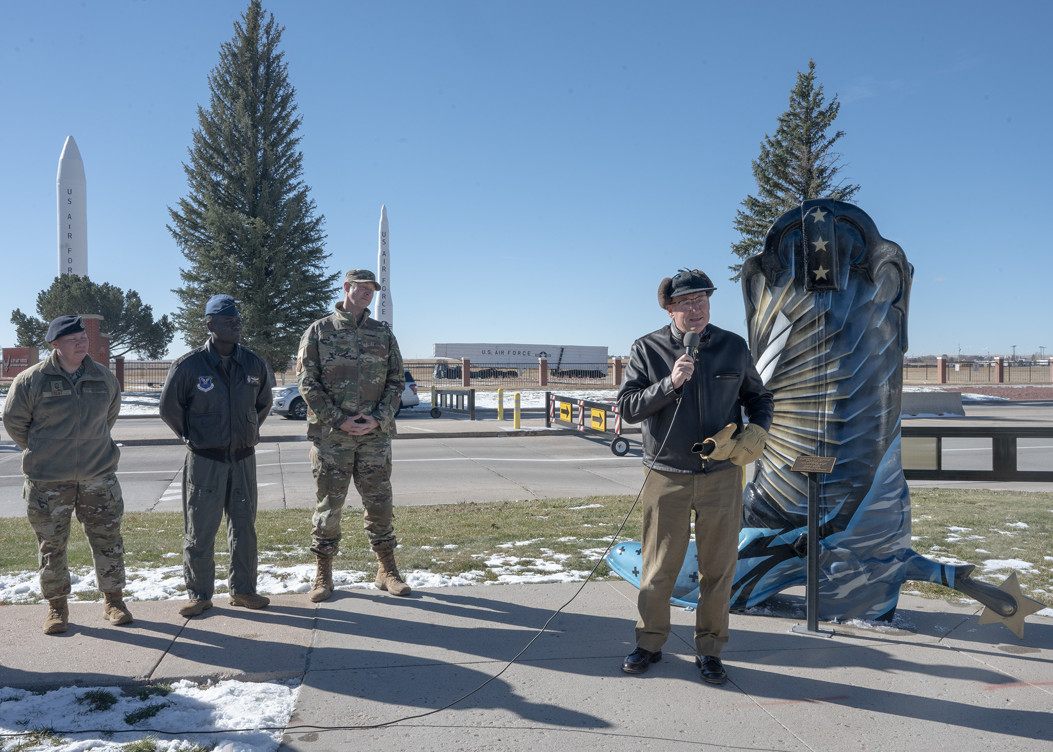 Cheyenne 'Big Boot' unveiled on base > Air Force Global Strike Command