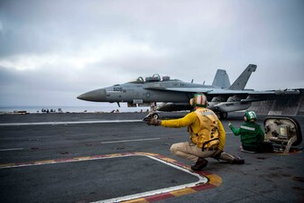 VAQ-139 launches from USS Nimitz (CVN 68).