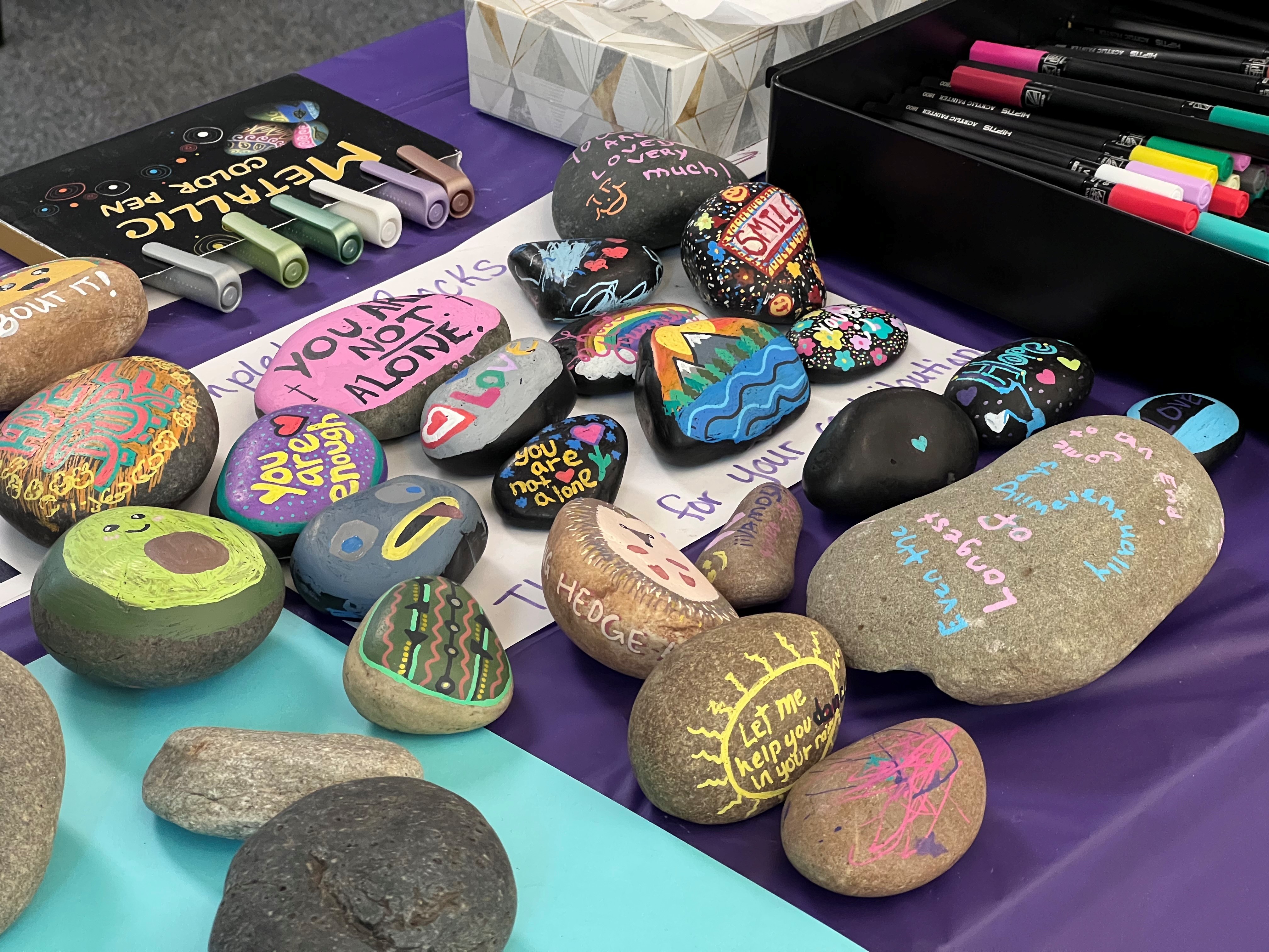 Rock Painting Helps Ease Anxiety During an Overwhelming Year