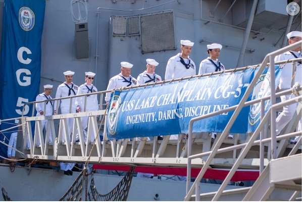 USS Lake Champlain Decommissioning