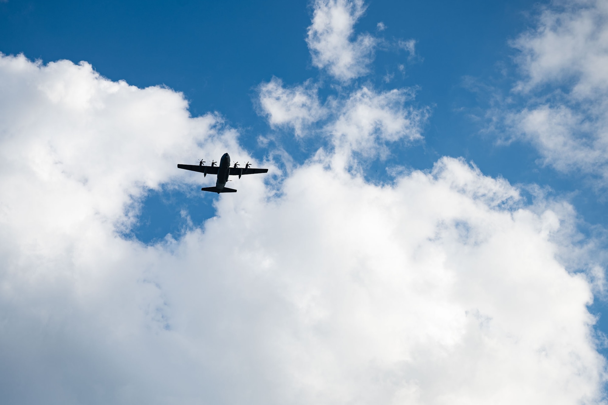 The crew performed a flyover featuring an AC-130J Gunship to kick off the Red Tails Classic football game between Tuskegee University and Fort Valley State.