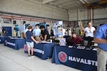 FRCSW STEM Outreach Program hosts a booth at the National Naval Officer's Association STEM day on the flight line at Naval Air Station North Island. Over 700 participants explored the world of science, technology, engineering, and mathematics.