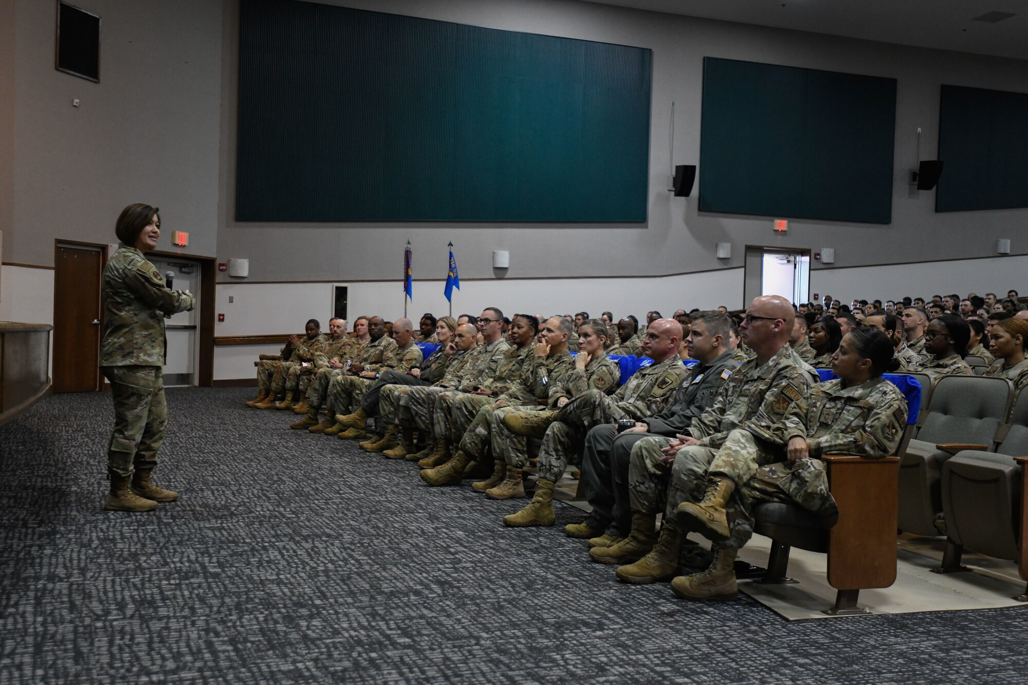 'Serving during a consequential time' Top enlisted leader engages with