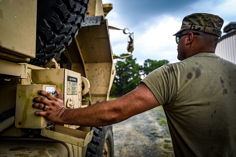 U.S. Army Reserve's Soldiers assigned to the 78th Training Division conduct training during The Warrior Exercise 2023 at Joint Base McGuire-Dix-Lakehurst, New Jersey. The WAREX aims to serve as a platform for units to train and prepare capable, lethal, and combat-ready forces in collective tasks aligned with their respective Commander's training objectives. Throughout the year, each Commander identifies these training objectives for their units, which they then execute during the exercise. The strategic framework for fielding the Army of 2030, known as "Accelerate, Centralize, and Transform" underscores the importance of communication modernization in advancing a force capable of Multi-Domain Operations against near-peer adversaries.