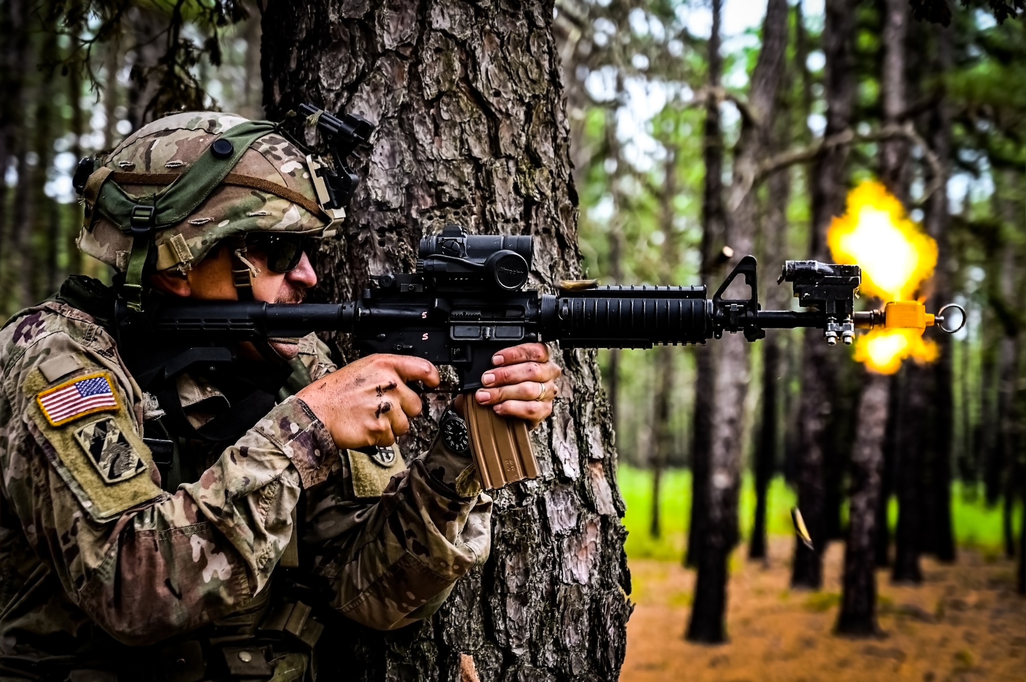 U.S. Army Reserve's Soldiers assigned to the 78th Training Division conduct training during The Warrior Exercise 2023 at Joint Base McGuire-Dix-Lakehurst, New Jersey. The WAREX aims to serve as a platform for units to train and prepare capable, lethal, and combat-ready forces in collective tasks aligned with their respective Commander's training objectives. Throughout the year, each Commander identifies these training objectives for their units, which they then execute during the exercise. The strategic framework for fielding the Army of 2030, known as "Accelerate, Centralize, and Transform" underscores the importance of communication modernization in advancing a force capable of Multi-Domain Operations against near-peer adversaries.