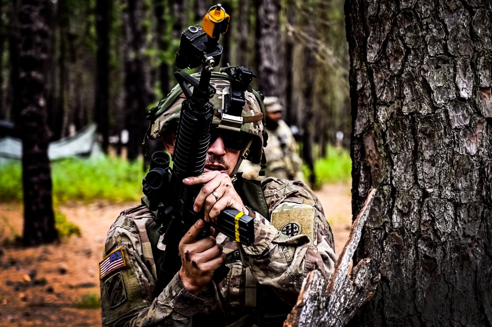 U.S. Army Reserve's Soldiers assigned to the 78th Training Division conduct training during The Warrior Exercise 2023 at Joint Base McGuire-Dix-Lakehurst, New Jersey. The WAREX aims to serve as a platform for units to train and prepare capable, lethal, and combat-ready forces in collective tasks aligned with their respective Commander's training objectives. Throughout the year, each Commander identifies these training objectives for their units, which they then execute during the exercise. The strategic framework for fielding the Army of 2030, known as "Accelerate, Centralize, and Transform" underscores the importance of communication modernization in advancing a force capable of Multi-Domain Operations against near-peer adversaries.