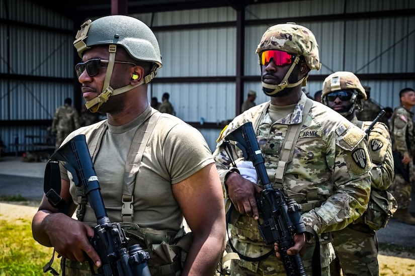 U.S. Army Reserve's Soldiers assigned to the 78th Training Division conduct training during The Warrior Exercise 2023 at Joint Base McGuire-Dix-Lakehurst, New Jersey. The WAREX aims to serve as a platform for units to train and prepare capable, lethal, and combat-ready forces in collective tasks aligned with their respective Commander's training objectives. Throughout the year, each Commander identifies these training objectives for their units, which they then execute during the exercise. The strategic framework for fielding the Army of 2030, known as "Accelerate, Centralize, and Transform" underscores the importance of communication modernization in advancing a force capable of Multi-Domain Operations against near-peer adversaries.