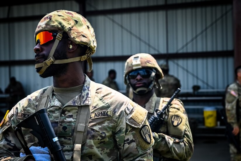 U.S. Army Reserve's Soldiers assigned to the 78th Training Division conduct training during The Warrior Exercise 2023 at Joint Base McGuire-Dix-Lakehurst, New Jersey. The WAREX aims to serve as a platform for units to train and prepare capable, lethal, and combat-ready forces in collective tasks aligned with their respective Commander's training objectives. Throughout the year, each Commander identifies these training objectives for their units, which they then execute during the exercise. The strategic framework for fielding the Army of 2030, known as "Accelerate, Centralize, and Transform" underscores the importance of communication modernization in advancing a force capable of Multi-Domain Operations against near-peer adversaries.