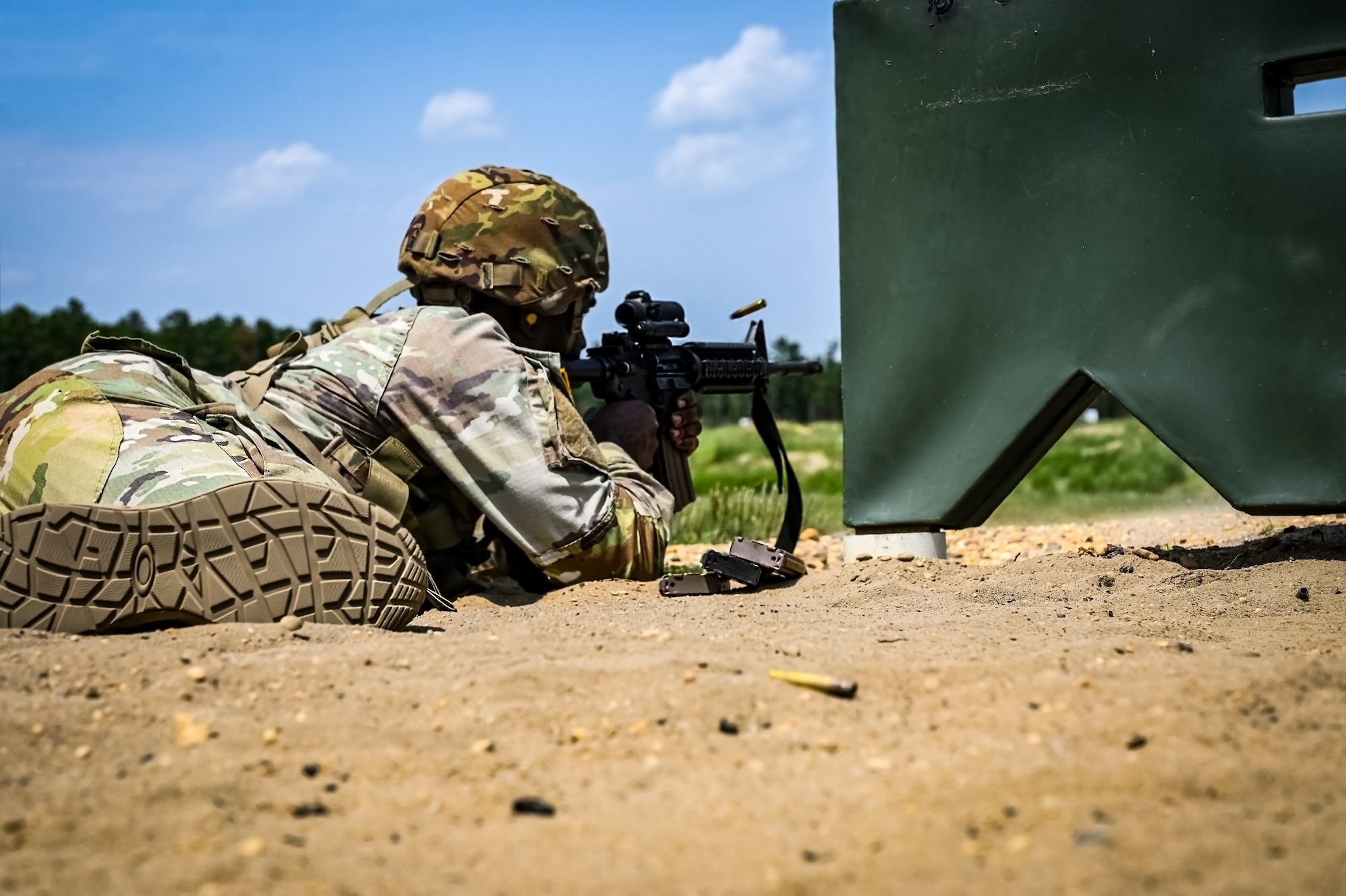 U.S. Army Reserve's Soldiers assigned to the 78th Training Division conduct training during The Warrior Exercise 2023 at Joint Base McGuire-Dix-Lakehurst, New Jersey. The WAREX aims to serve as a platform for units to train and prepare capable, lethal, and combat-ready forces in collective tasks aligned with their respective Commander's training objectives. Throughout the year, each Commander identifies these training objectives for their units, which they then execute during the exercise. The strategic framework for fielding the Army of 2030, known as "Accelerate, Centralize, and Transform" underscores the importance of communication modernization in advancing a force capable of Multi-Domain Operations against near-peer adversaries.