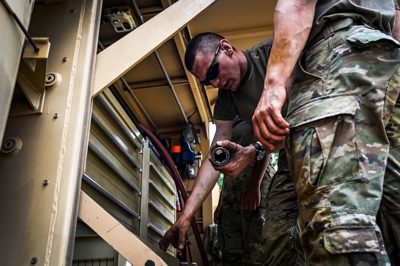 U.S. Army Reserve's Soldiers assigned to the 78th Training Division conduct training during The Warrior Exercise 2023 at Joint Base McGuire-Dix-Lakehurst, New Jersey. The WAREX aims to serve as a platform for units to train and prepare capable, lethal, and combat-ready forces in collective tasks aligned with their respective Commander's training objectives. Throughout the year, each Commander identifies these training objectives for their units, which they then execute during the exercise. The strategic framework for fielding the Army of 2030, known as "Accelerate, Centralize, and Transform" underscores the importance of communication modernization in advancing a force capable of Multi-Domain Operations against near-peer adversaries.