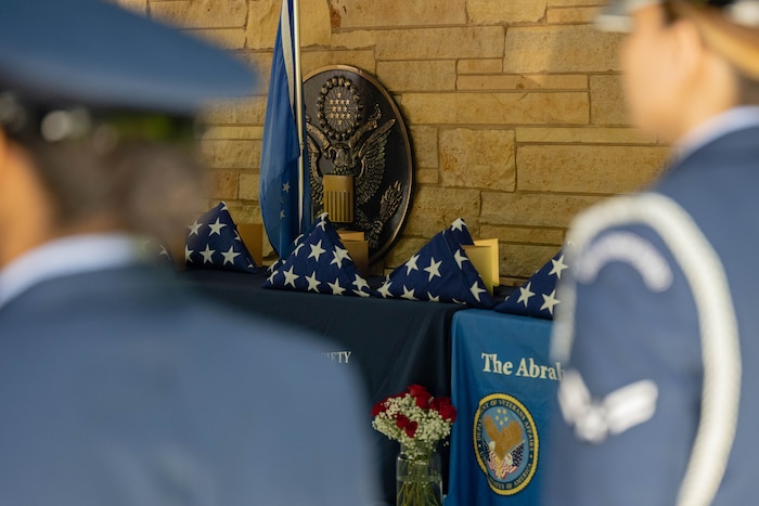 Folded flags