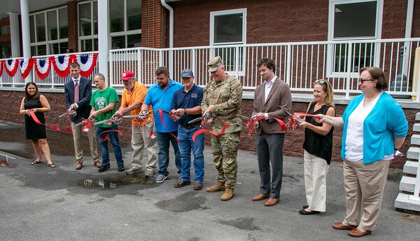 Bradshaw Town Hall Ribbon Cutting