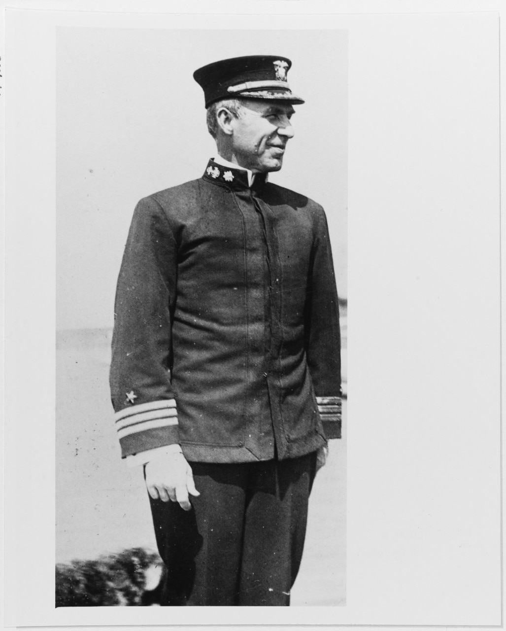DesRon 11’s leader Edward H. Watson as a commander in 1915