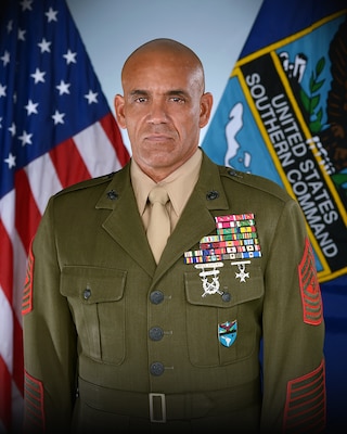 Official photo of Sgt. Maj. Rafael Rodriguez, U.S. Southern Command Senior Enlisted Leader.