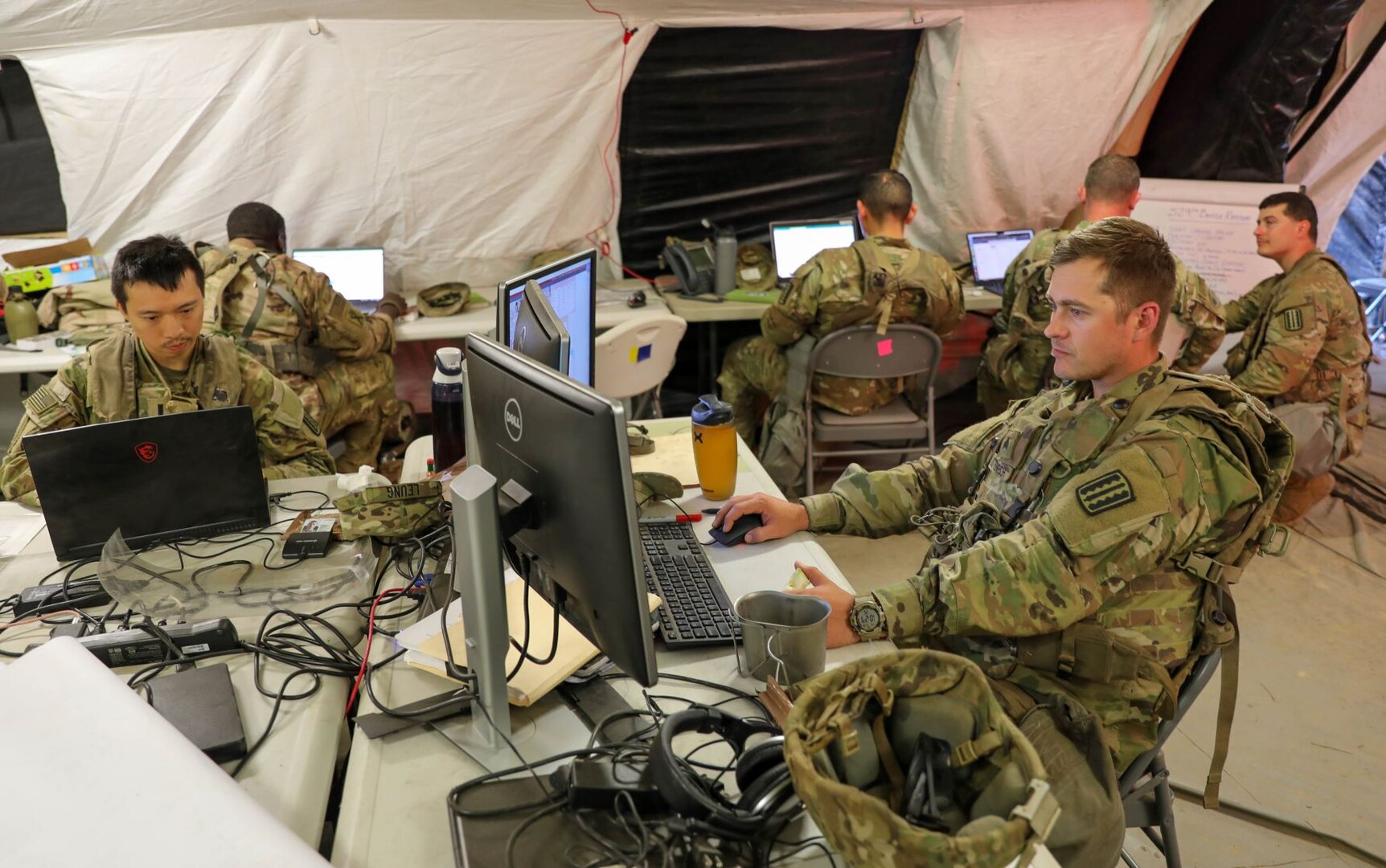 529th CSSB Soldiers endure heat, gain valuable training during JRTC rotation
