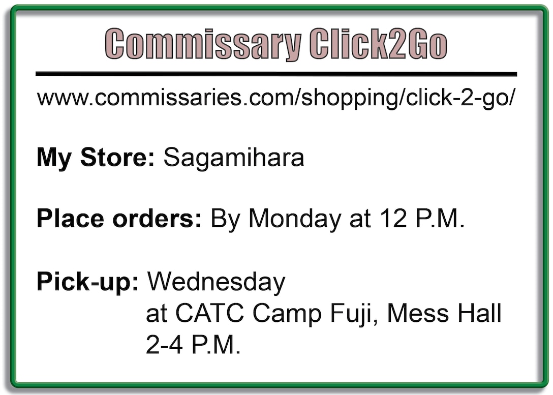 A graphic highlighting the URL, the store to select, the order deadline, and info about when and where to pick-up orders.