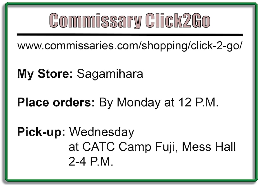 A graphic highlighting the URL, the store to select, the order deadline, and info about when and where to pick-up orders.