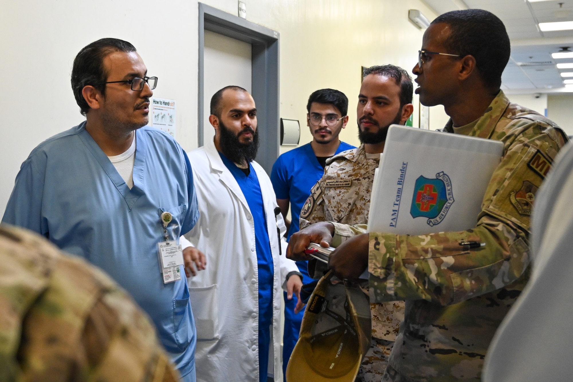 378th EMDS visits local hospital during Operation Agile Spartan