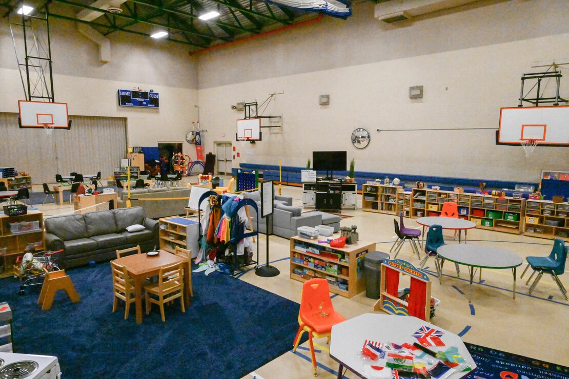 Youth Center gymnasium classrooms