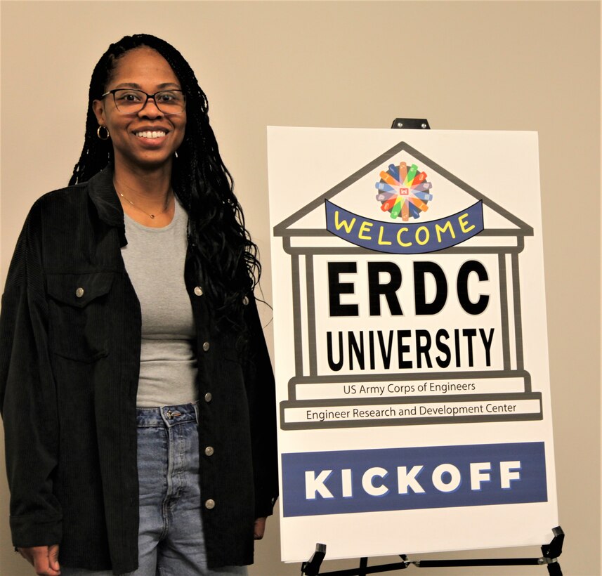 Nakita Smith, lead realty specialist with the Pittsburgh District, was selected as a participant for the ERDC University Class of 2023. Her six-month project with the U.S. Army Corps of Engineers Reachback Operations Center at ERDC will focus on developing technical skills in GIS mapping and compliance inspections.