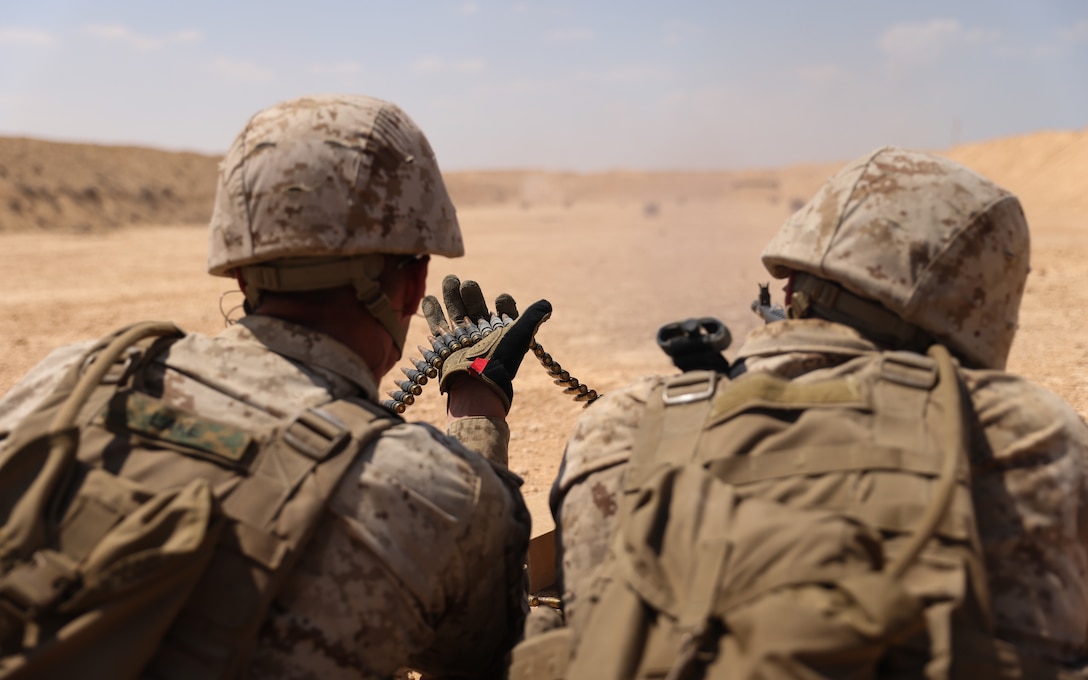 Bright Star 23: 4th Amphibious Assault Battalion Machine Gun Range