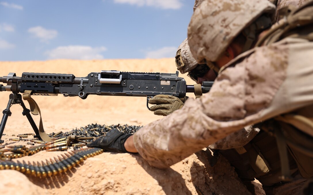 Bright Star 23: 4th Amphibious Assault Battalion Machine Gun Range