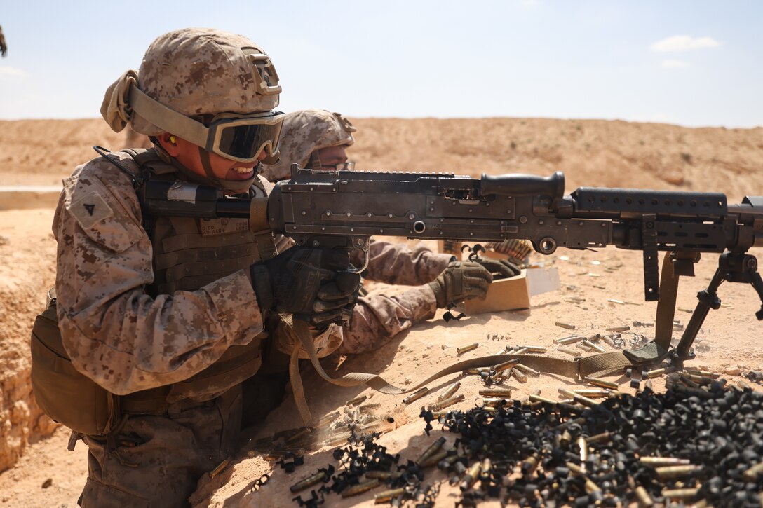 Bright Star 23: 4th Amphibious Assault Battalion Machine Gun Range