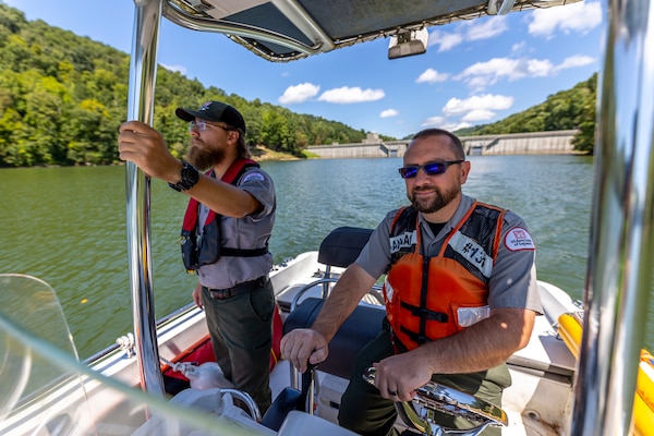 Park rangers and maintenance workers add amenities for visitors at Stonewall Jackson