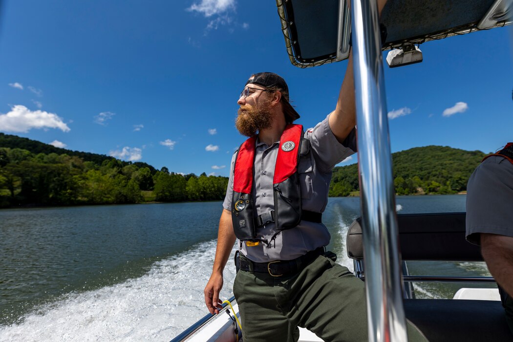 Park rangers and maintenance workers add amenities for visitors at Stonewall Jackson